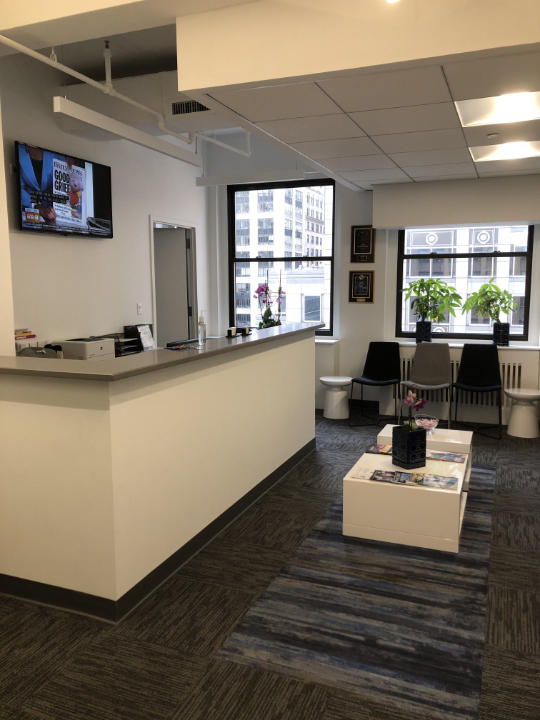 Приёмная хирургической практики Core Surgical в Нью-Йорке